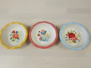 The Pioneer Frau Floral Medley 4,75" Dip/Eisschalen 3er Set NEU - Bild 1 von 13