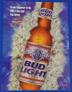 2002 BUD LIGHT BEER PROUD SPONSORS OF THE PBR PROFESSIONAL BULL RIDERS PRINT AD - Picture 1 of 1