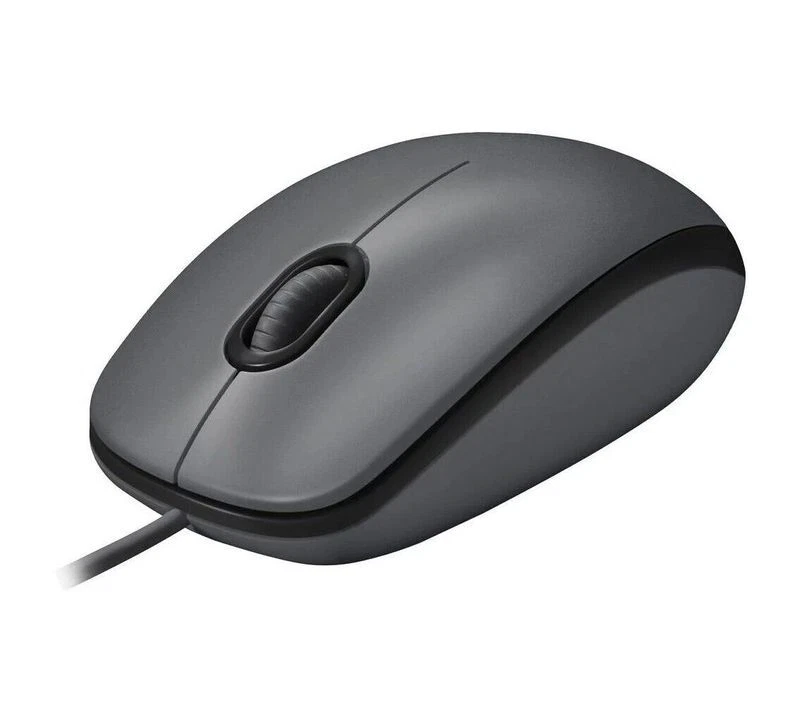 Logitech M100 Maus Kabel 3 Tasten beidhändig USB Typ-A Optisch 1000dpi Grau - Bild 1 von 1