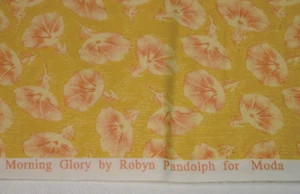 MORNING GLORY BY ROBYN PANDOLPH FOR MODA Cotton Fabric 1/2 Yd - Picture 1 of 2