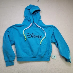 Disney Girls Long Sleeve Hoodie Sweater Size L 11-13 Glue Tie Dye Strings - Picture 1 of 9