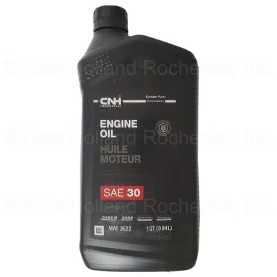 NEW HOLLAND CNH Industrial 1 Qt Engine Oil SAE 30 MAT 3623 Part # 73344257