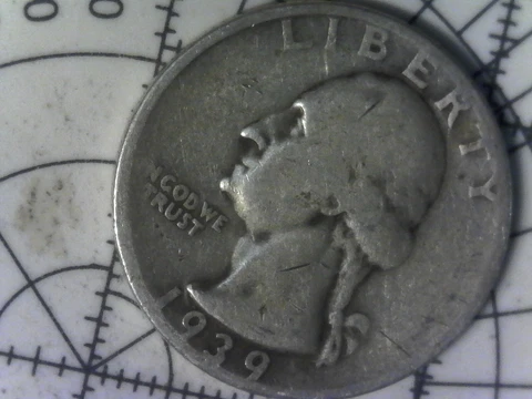 1938 S Washington Silver quarter. No cost shipping and tracking Cover