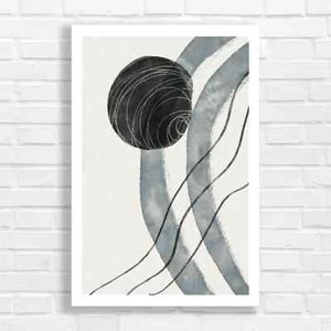 Abstract Geometric Circles Original Canvas Print Large Picture Wall Art - Picture 1 of 5