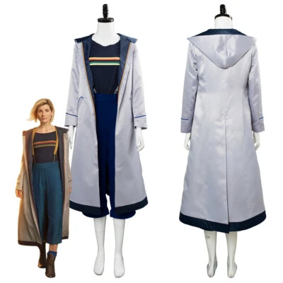 Dr.Who Season 11 the 13th Doctor Jodie Outfit Coat Cosplay Costume Tailor-made - Image 1 of 4