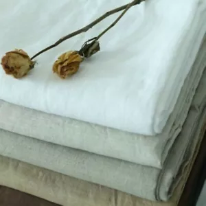 100% Pure Linen Bed Sheet Cover Bedsheet French Flax Organic Natural Flat - Picture 1 of 12
