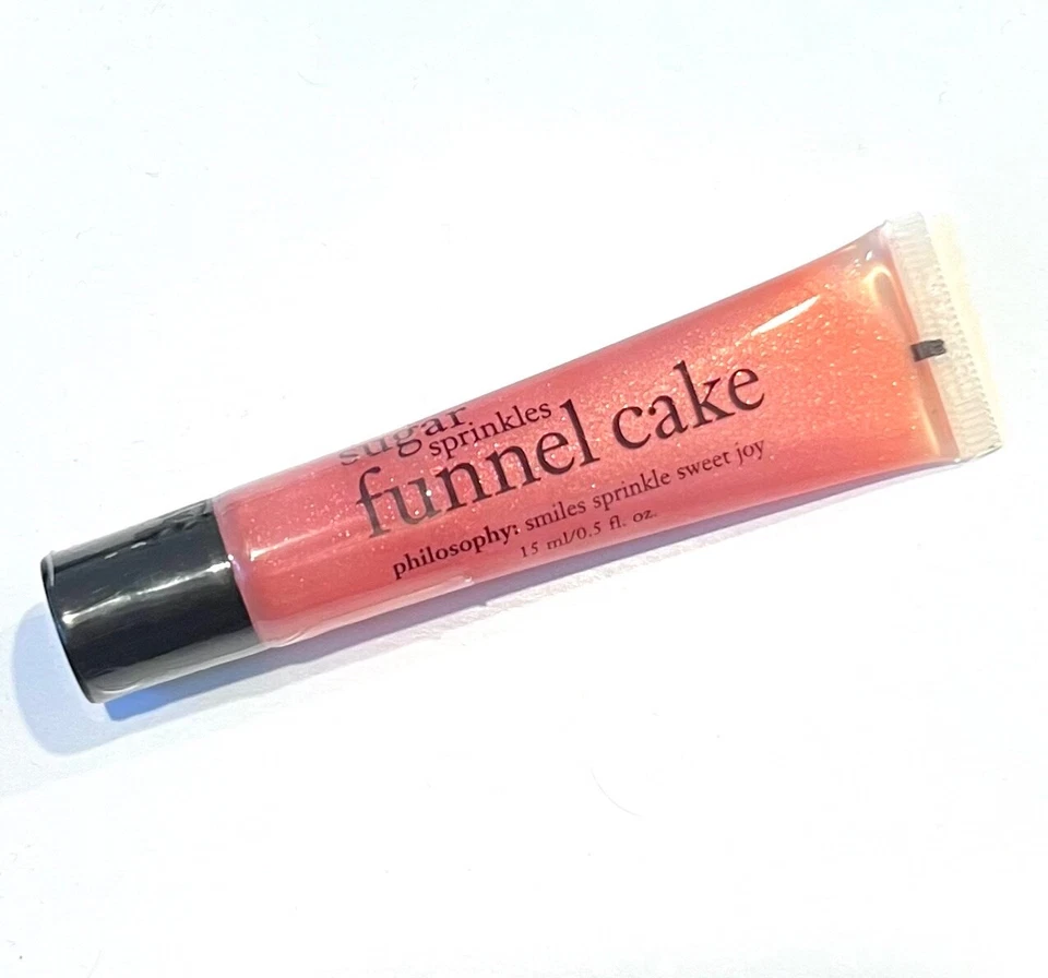 Philosophy SUGAR SPRINKLES FUNNEL CAKE Lip Shine Gloss 0.5 fl oz NEW SEALED - Image 1 of 1
