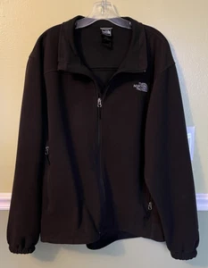 The North Face Jacket Mens XL Black Fleece Outer with Soft Shell Windwall - Picture 1 of 2