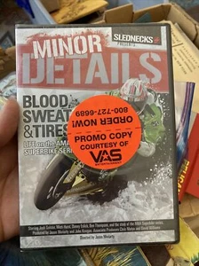 Minor Details Blood Sweat & Tires DVD Slednecks Superbike Series New Sealed - Picture 1 of 2