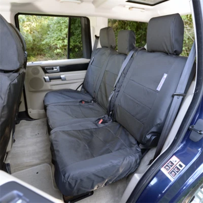 Juego de funda de asiento trasero LR4 Land Rover 2010 2011 2012 ajuste personalizado duradero SC157 Foto 1 de 4