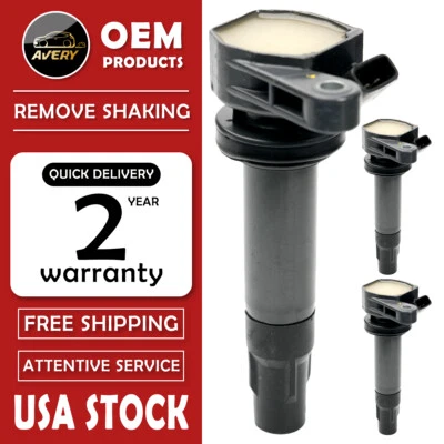 Bobinas de encendido 3 piezas para Daihatsu Cuore Move Sirion Charade Mira YRV 90048-52125 Foto 1 de 4
