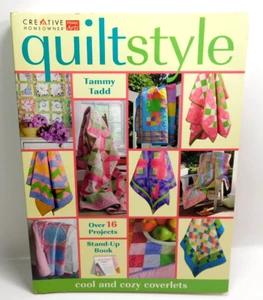 Quilt Style Patterns Over 16 Projects Instructions Stand Up Easel Style Book Sew - Picture 1 of 14