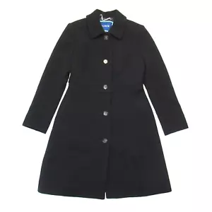 NWT J.Crew Classic Lady Day Coat in Black Italian Doublecloth Wool Thinsulate 4P - Picture 1 of 7