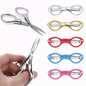 Stainless Steel Foldable Scissors 8 Words For Fishing Cutter Camping Travel ~