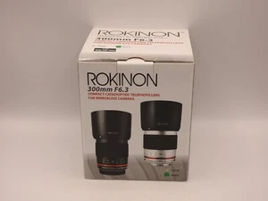 Rokinon 300mm F6.3 Spiegelobjektiv für Micro Four Thirds Mount (M4/3) - Schwarz - Neu - Bild 1 von 5