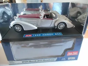 Sun Star 2402 1939 Horch 855 Roadster 1:18 + scatola - Foto 1 di 12