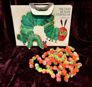 The Very Hungry Caterpillar Author With Caterpillars Props - Picture 1 of 4