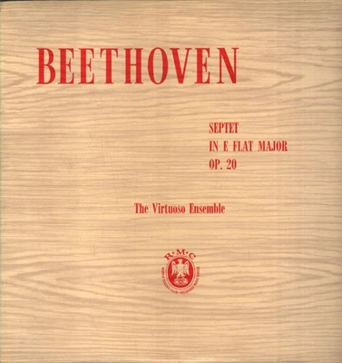 Cm6 Virtuoso Ensemble Beethoven - Septuor En Mi Bémol Majeur Op. 20 Vinyle UK - Photo 1/4