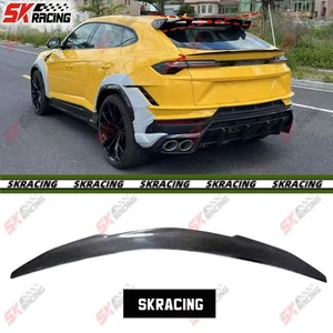 Dry/ Wet Carbon Fiber Rear Trunk Spoiler Wing Fits For Lamborghini Urus S 23-25 - Picture 1 of 15