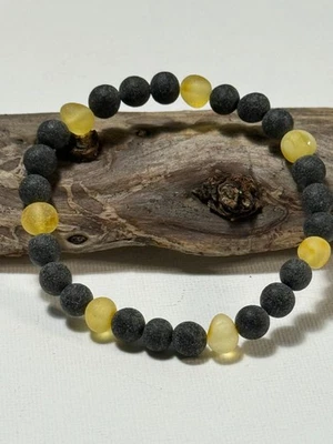 Armband Naturbernstein, Handgefertigt, Unikat - Bild 1 von 3