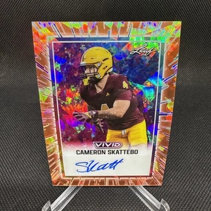 Patinaje Leaf Vivid Cameron 2025 1/1 automático #BA-CS1 New York Giants novato - Imagen 1 de 2