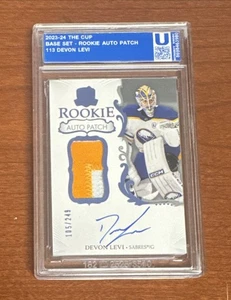 2023-24 UD The Cup RPA Rookie Patch Auto /249 Devon Levi - Picture 1 of 2