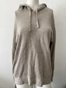 Everlane Organic Cotton Herren Hoodie M Oatmeal Kordelzug Athleisure Minimalistisch - Bild 1 von 8