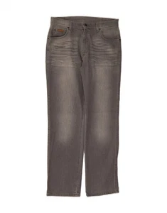 WRANGLER Mens Texas Stretch Slim Jeans W34 L32 Grey Cotton DR05 - Picture 1 of 3