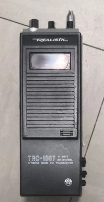 Vintage Realistic Handheld  Walkie Talkie TRC-1007 40 channel  CB Transceiver - Image 1 of 4