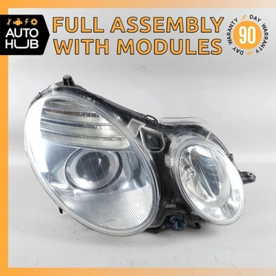 07-09 Lámpara Faro Derecho Mercedes W211 E63 Bi Xenón con Curvas Activas AFS OEM Foto 1 de 4