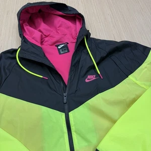 Nike Sportswear Windrunner Jacke Herren XL Neon Volt Schwarz CK0164-010 - Bild 1 von 9