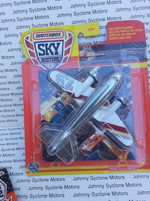 MATCHBOX MBX SKY BUSTERS MBX AVIÓN DE PASAJEROS PEQUEÑO CON PLAYMAT Foto 1 de 2
