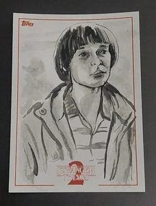 2019 Topps Stranger Things 2 Will Byers Sketch Art Card by Neil Camera 1/1 - Bild 1 von 2