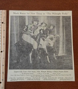 The Midnight Frolic Ziegfeld Folly Track from Boston Evening Transcript 1920 - Picture 1 of 1