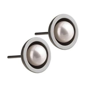 Ernstes Design Ohrringe E222 Edelstahl Perlen Stecker Ohrstecker - Bild 1 von 3