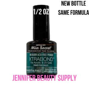 MIA SECRET NO-BURN ACID-FREE PRIMER XTRABOND FOR ACRYLIC & UV GEL 0.5 OZ 15ML - Picture 1 of 2