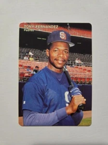 TONY FERNANDEZ 1992 MOTHER'S COOKIES BASEBALL CARD #8 SAN DIEGO PADRES - Picture 1 of 2
