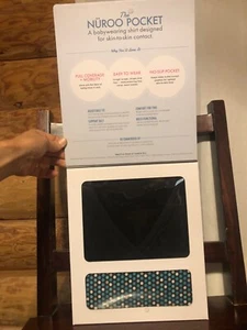 NuRoo Pocket Newborn Baby Carrier Wearing Shirt + Support Belt Size XS / S Black - Picture 1 of 4