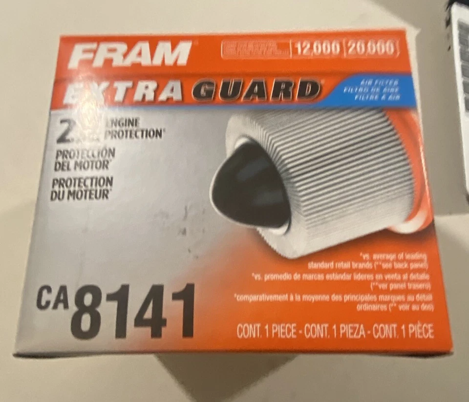 Filtro de aire Fram CA8141 protector adicional CA8141 para modelos seleccionados de Ford y Mercury Foto 1 de 2