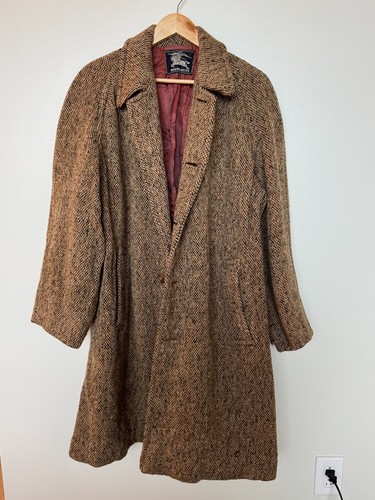 Cappotto raglan tweed BURBERRY anni 50 su misura fatto a mano Inghilterra 38 40 vintage
