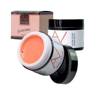 Gel UV Costruttore Fermo Pesca 30gr - Arte Unghie - Immagine 1 di 2