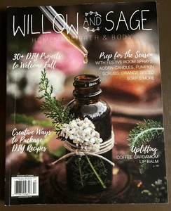 Willow and Sage Homemade Bath & Body magazine Aug Sept Oct 2021 Volume 8 Issue 2 - Picture 1 of 2