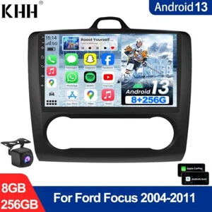 8+256G For Ford Focus MK2 2004-2011 Android 13 Car Stereo Radio GPS WiFi Navi - Picture 1 of 14