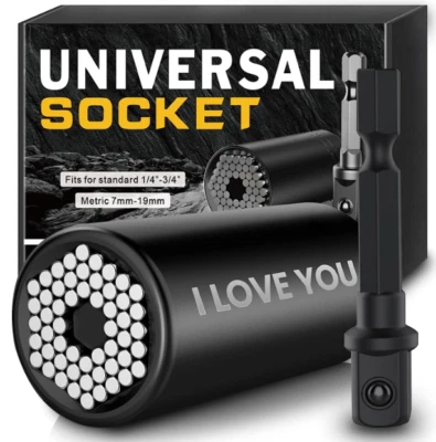 Most Power Grip Universal Socket One Size Fit Multi Tool Gift For Men - Image 1 of 4
