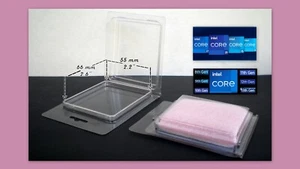 Core i7-10700 Series Packaging Clamshell with ESD Foam - Lot of 10 25 40 80 250 - Picture 1 of 7