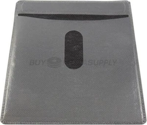 Non woven Black Color Plastic Sleeve CD/DVD Double-sided Lot - Picture 1 of 5