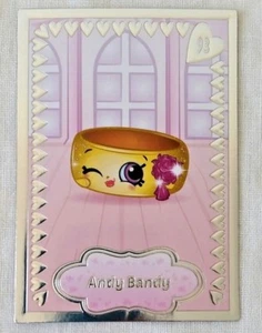 Shopkins Season 7 Card 93 Andy Bandy Emboss Foil card - Picture 1 of 1