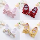 Soft Bowknot First Walkers Baby Girls Boots Toddler Shoes Infant Print Shoes