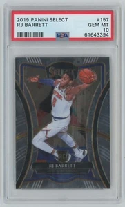 2019-20 Panini Select Basketball Premier Level Rookie RJ Barrett #157 PSA 10 - Picture 1 of 2