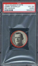 1912 E270 Colgan's Chips Red Border Harry Steinfeldt PSA 4 (MK) Chicago Cubs